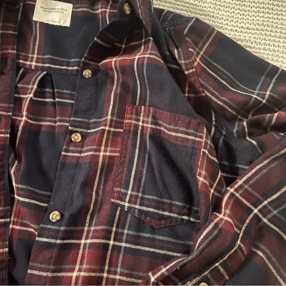 Abercrombie & Fitch Button Down Flannel - Picture 6 of 7